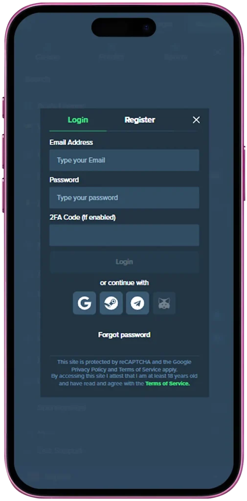 Sign-In on App