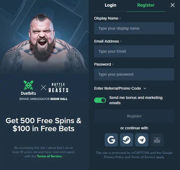 Sign-Up Page